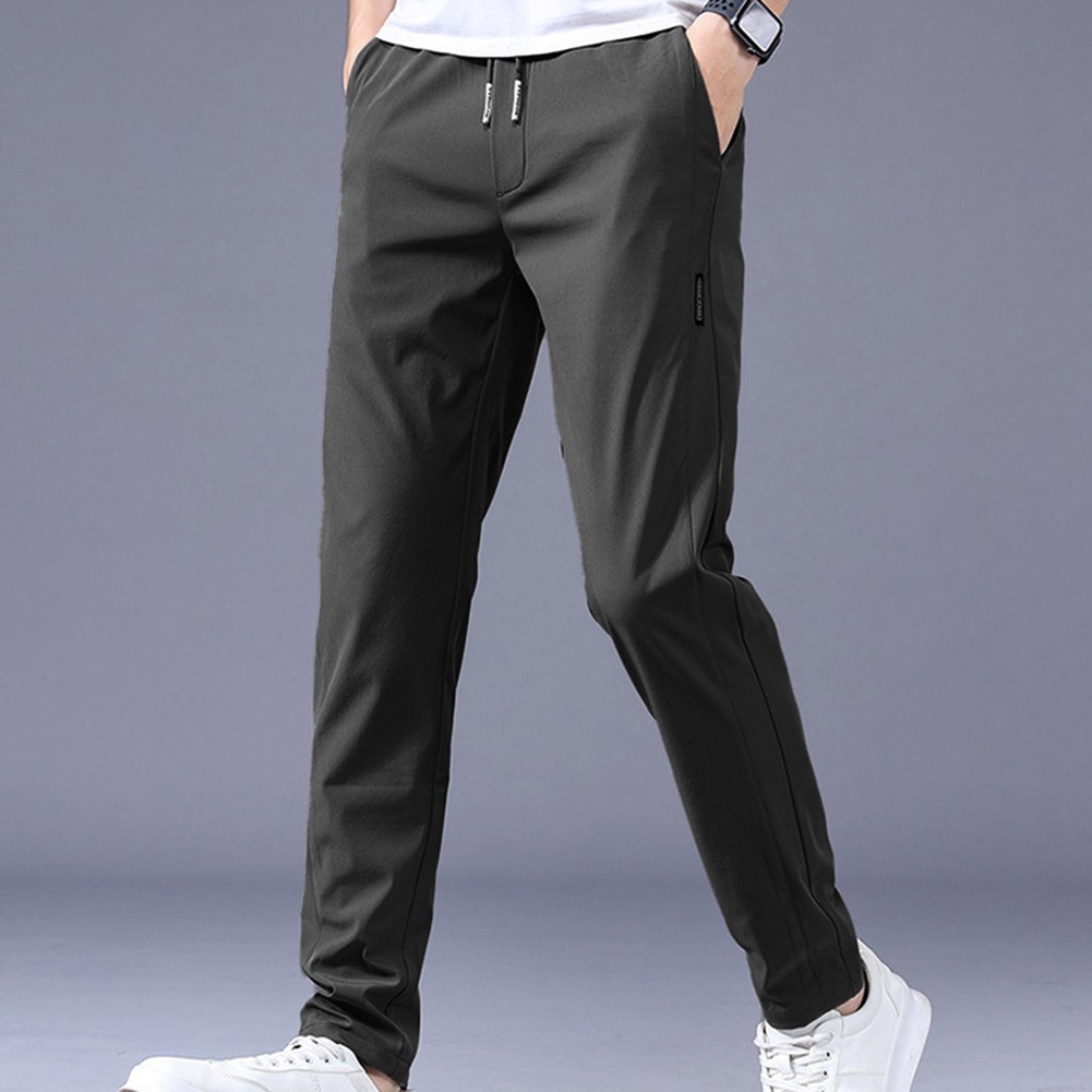New Pants Trousers Casual Pants Ice Silk Trousers Solid Color Sports Pants SALE~ - Picture 14 of 52