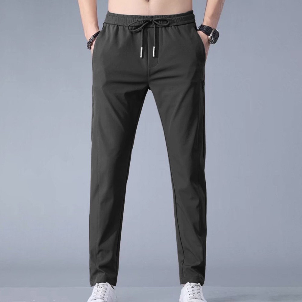New Pants Trousers Casual Pants Ice Silk Trousers Solid Color Sports Pants SALE~ - Picture 13 of 52