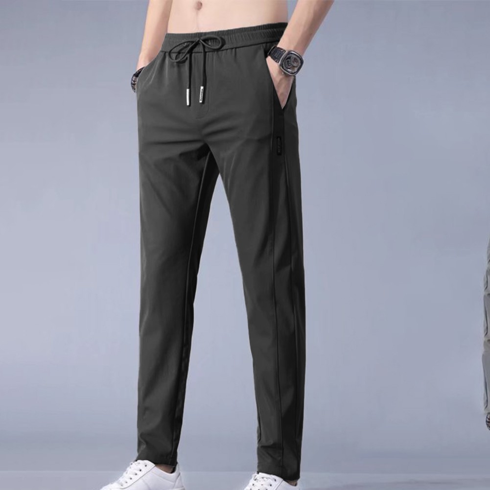 New Pants Trousers Casual Pants Ice Silk Trousers Solid Color Sports Pants SALE~ - Picture 15 of 52