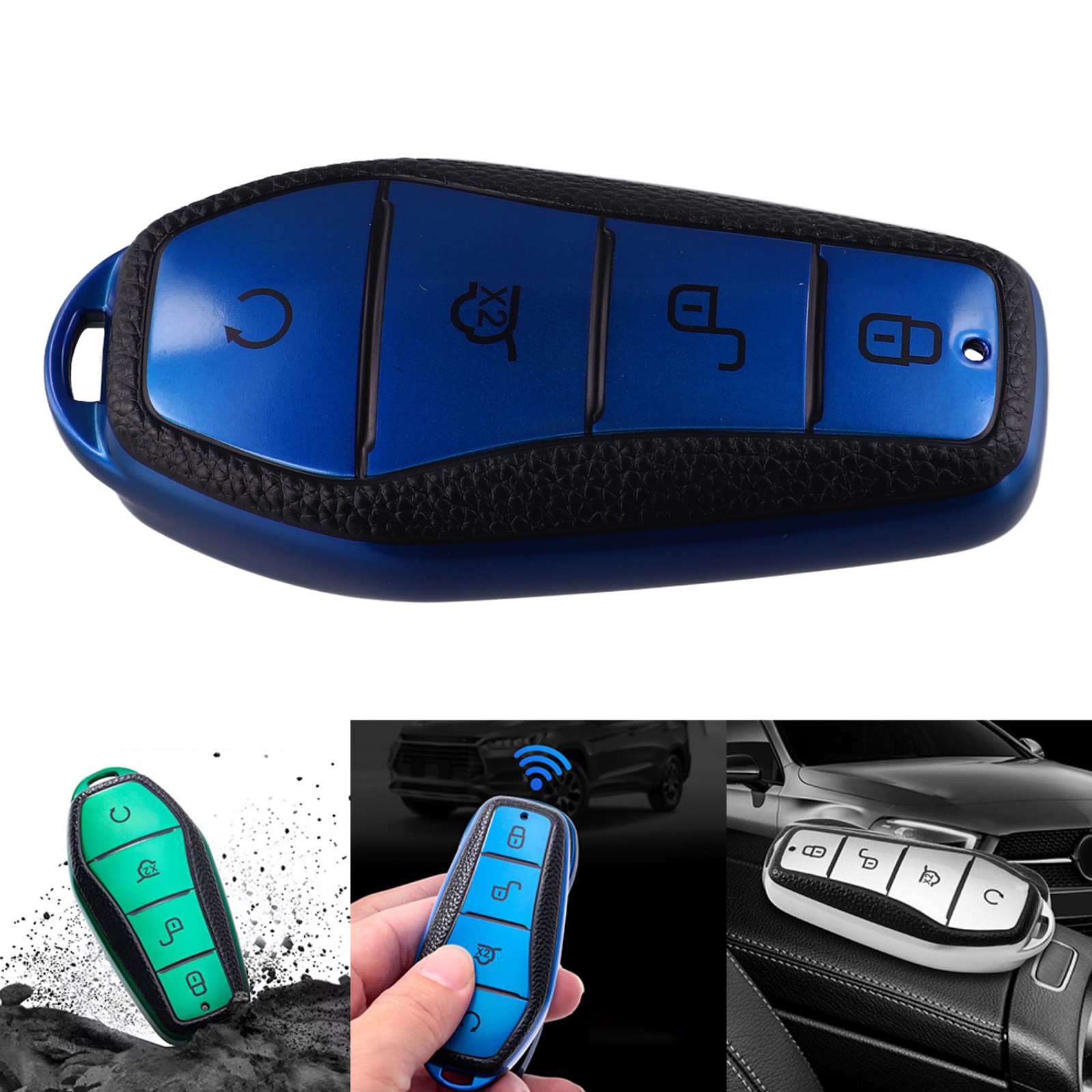 16) Sleek and Car Shell Key Cover for Byd Song Plus Yuan Pro Atto 3 Han - Bild 45 von 70