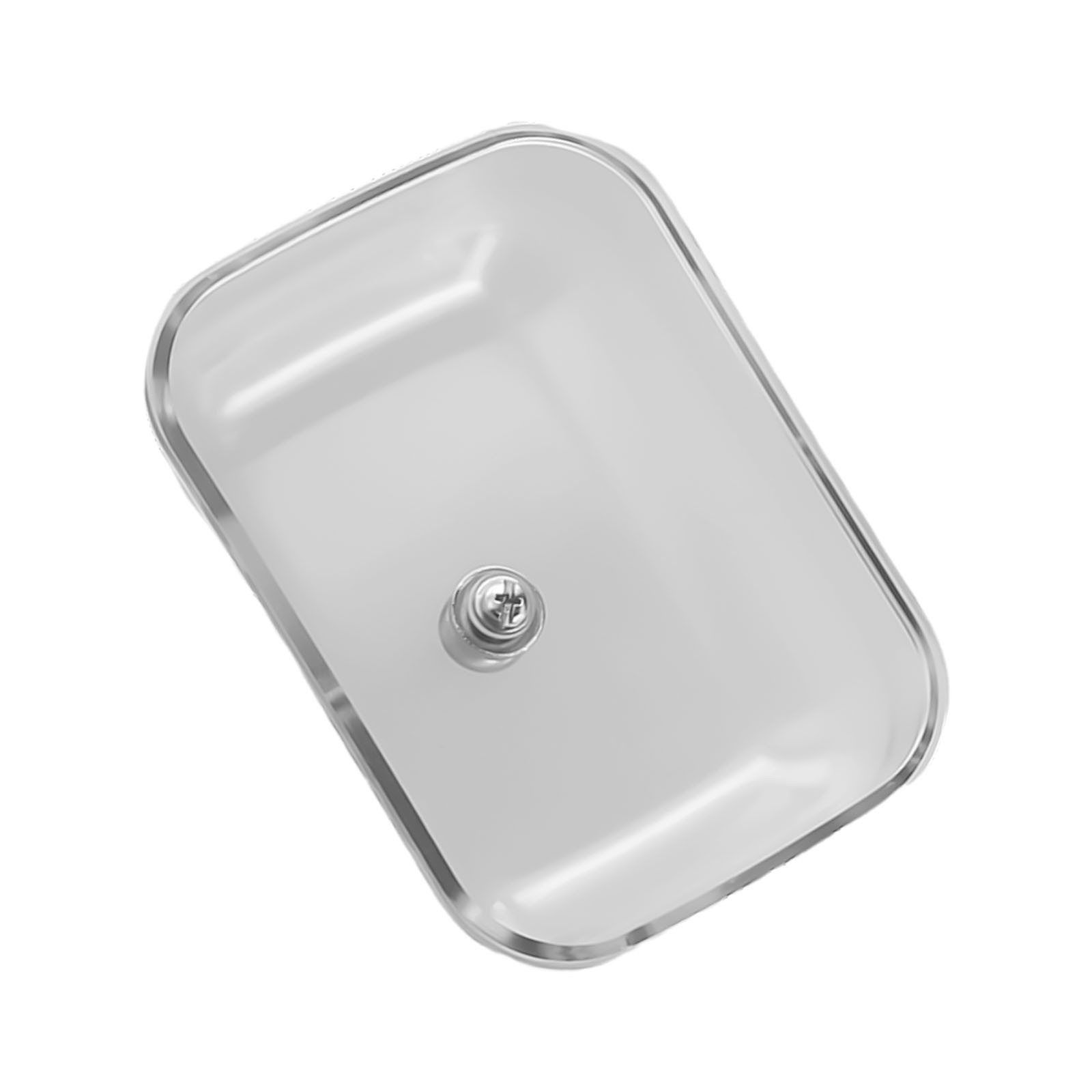 Stylish Brushed Stainless Steel Butter Dish Cheese Storage Tray Container - Picture 18 of 29