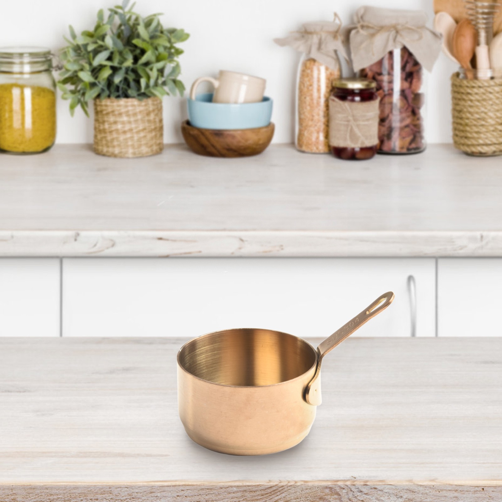 Cooking Stainless Steel Milk Pot Gravy Pot High Temperature Resistance - Foto 50 di 83