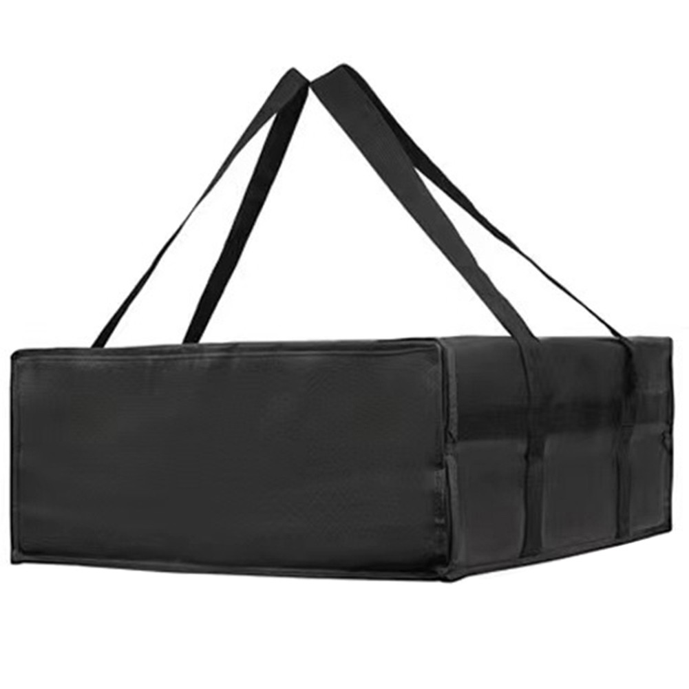 Insulated Pizza Delivery Bag Food Bag Insulated Grocery Bag Black And Red - Picture 25 of 51