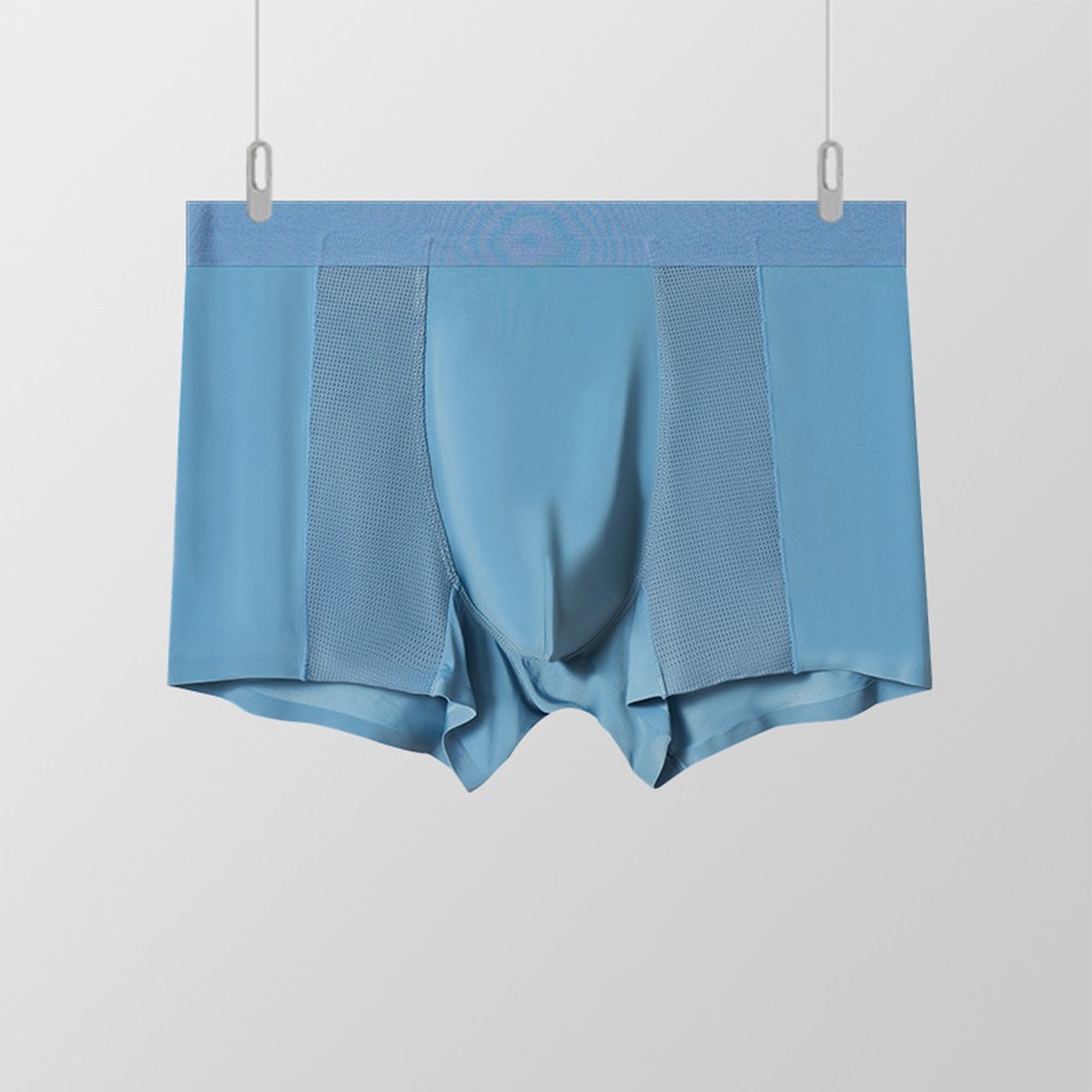 Moderne Middle Waist Herren Boxershorts Unterwäsche Einfarbig Höschen - Picture 13 of 15