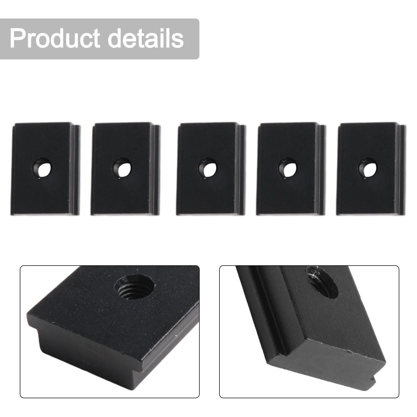 Sturdy and Stable T Slot Nut M6 Threaded T Track Slider for Woodworking Tool - Picture 15 of 36