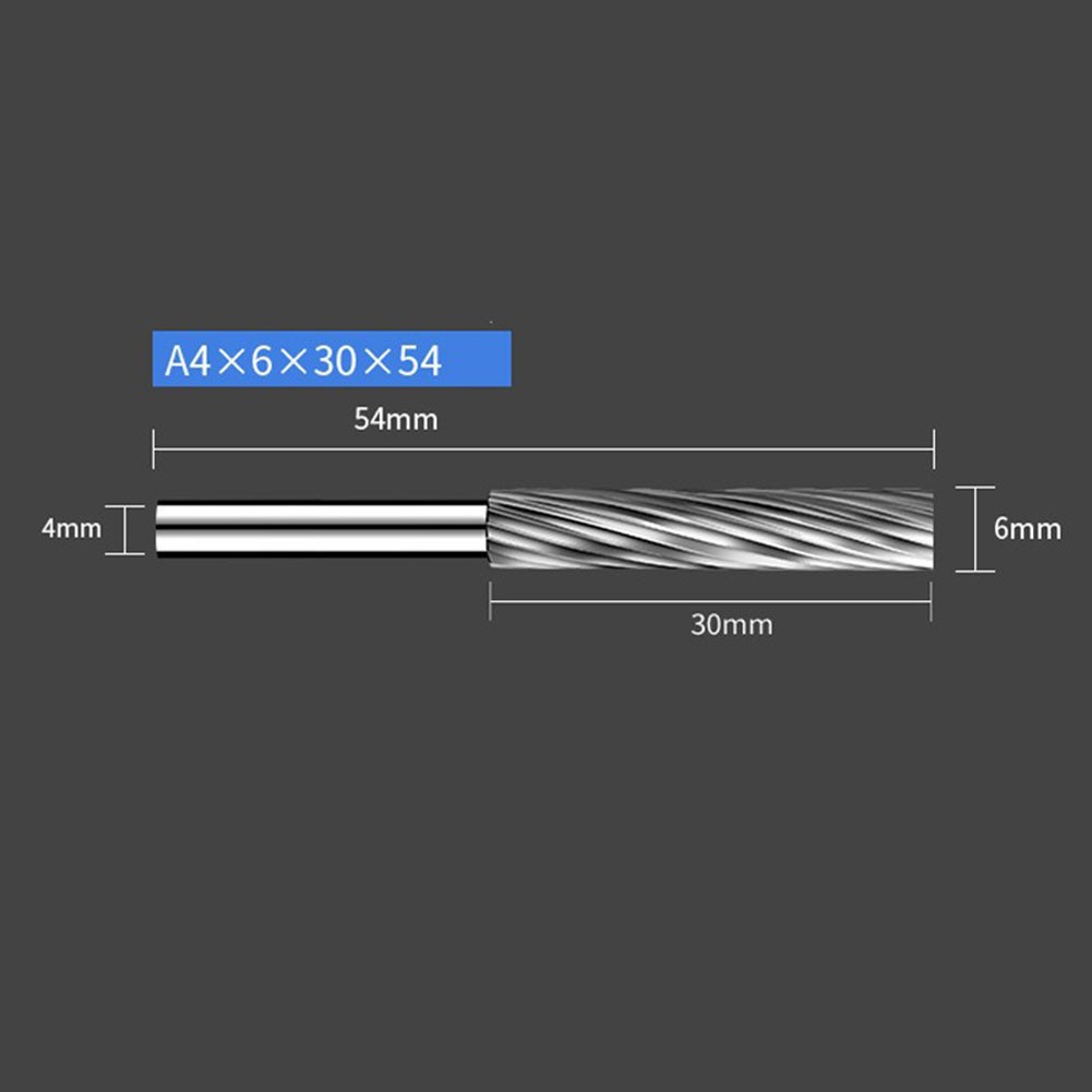 Premium Rotationsfrässtift geeignet für Aluminium und für Kunststoff 3 mm 6 m - Bild 44 von 47