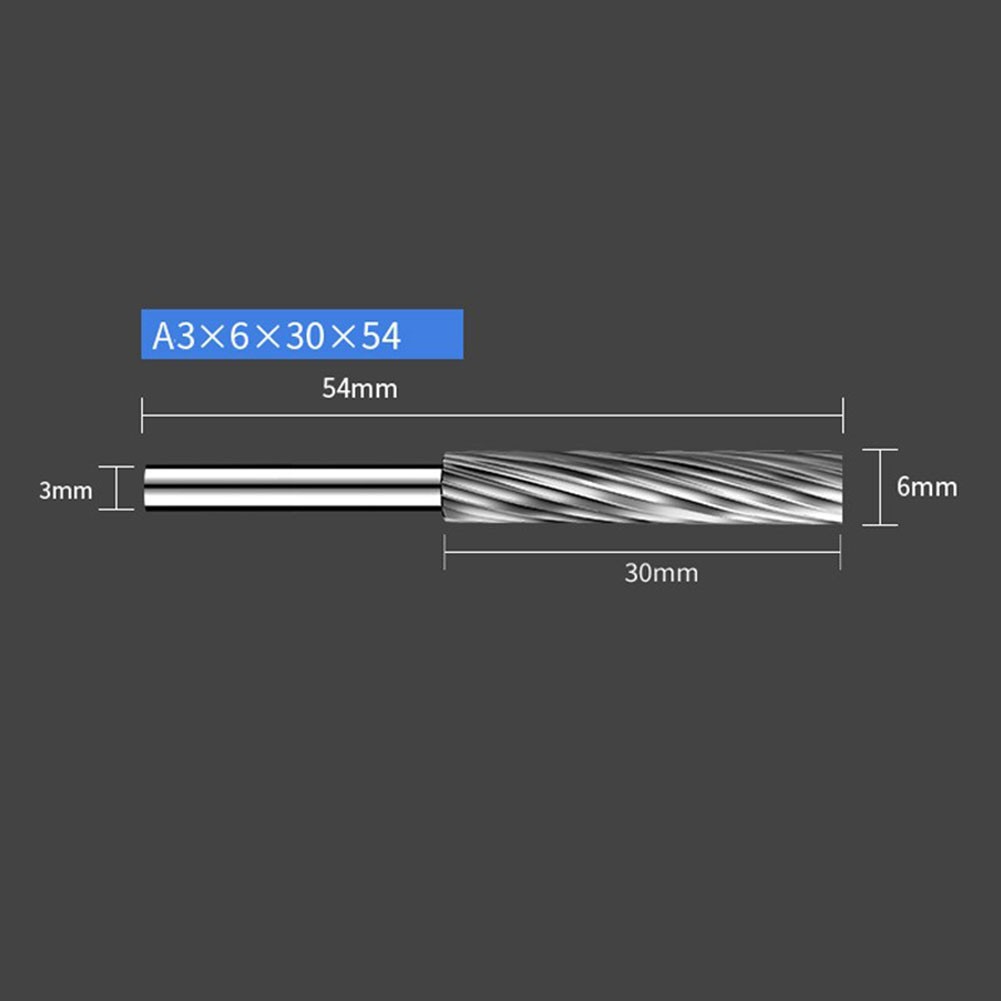 Premium Rotationsfrässtift geeignet für Aluminium und für Kunststoff 3 mm 6 m - Bild 34 von 47