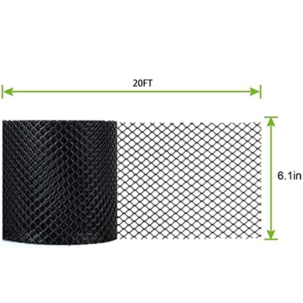 Schlankes Design Dachrinnenschutz Netz Rollen passen perfekt zu collection Standard Dachrin