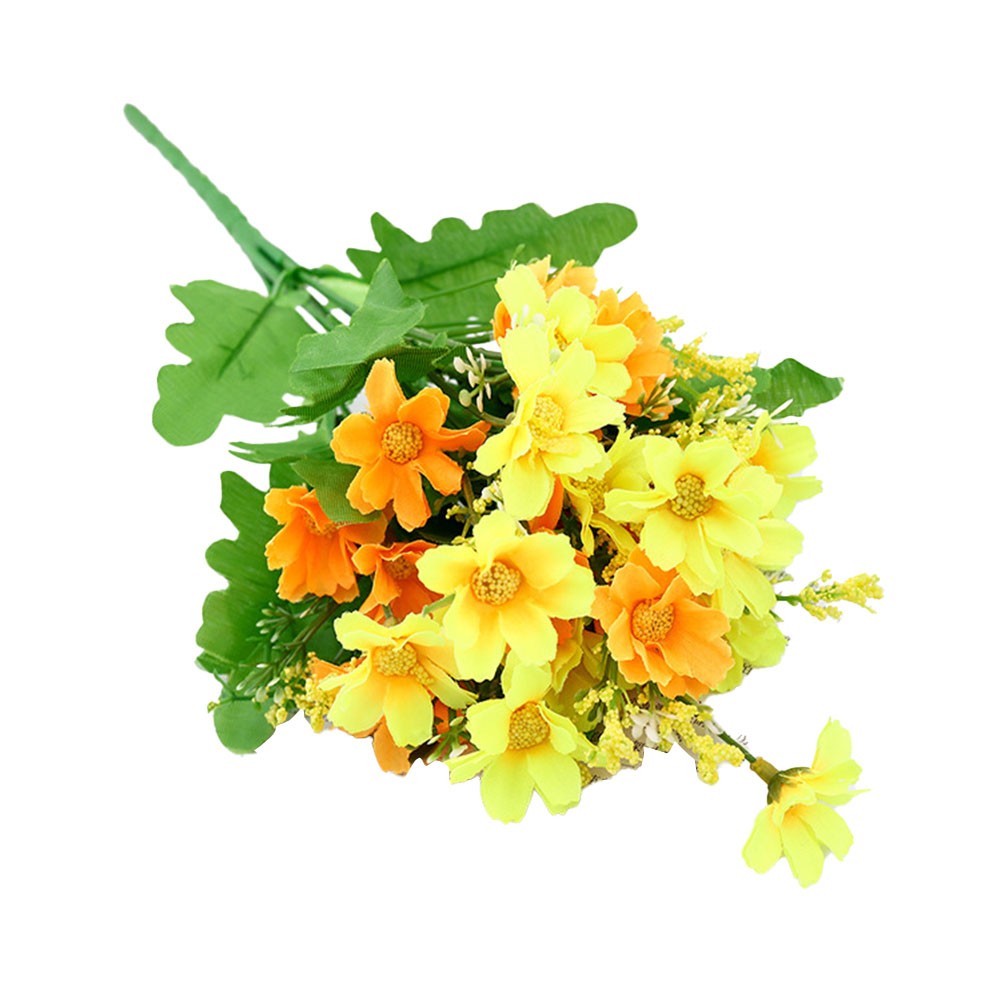 Impresionantes flores de margaritas de seda artificial para bodas y beso - Imagen 22 de 24