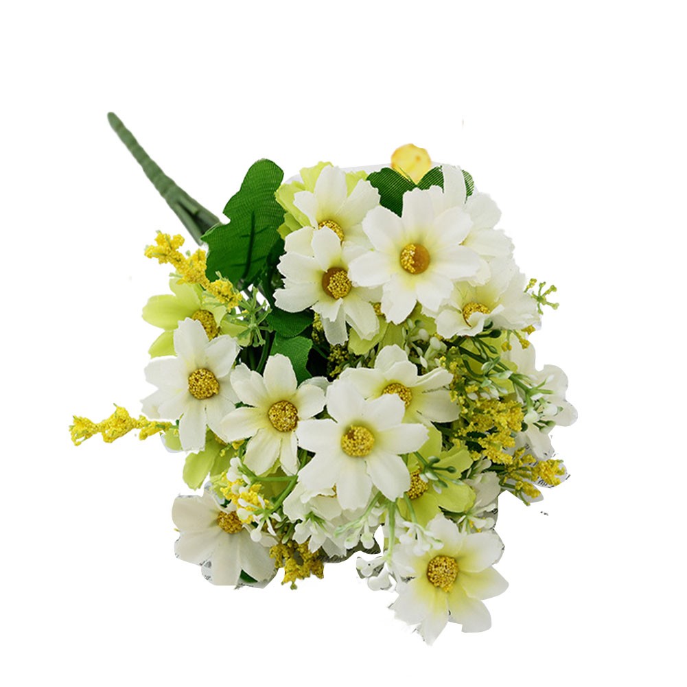 Impresionantes flores de margaritas de seda artificial para bodas y beso - Imagen 15 de 24
