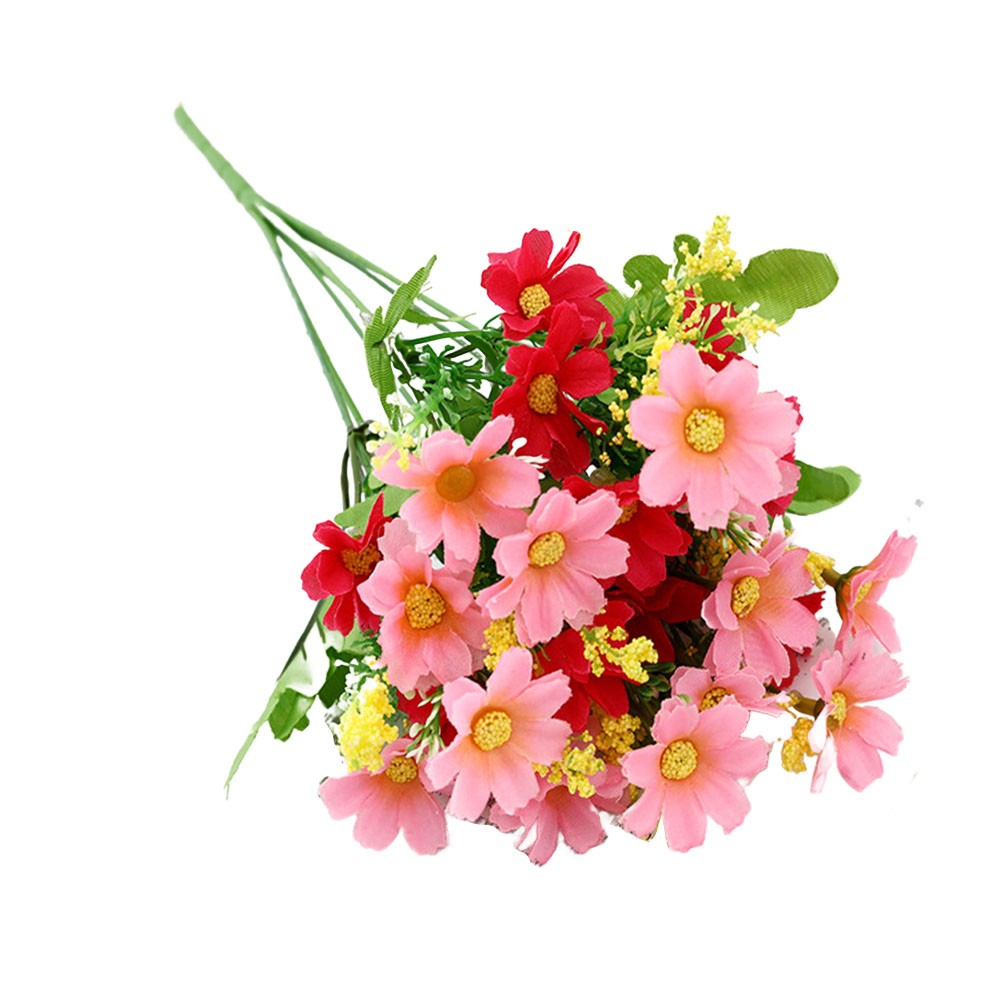 Impresionantes flores de margaritas de seda artificial para bodas y beso - Imagen 13 de 24
