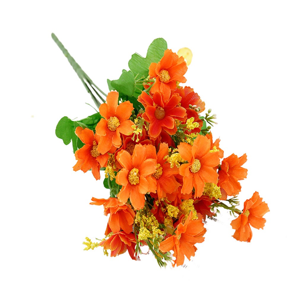 Impresionantes flores de margaritas de seda artificial para bodas y beso - Imagen 23 de 24