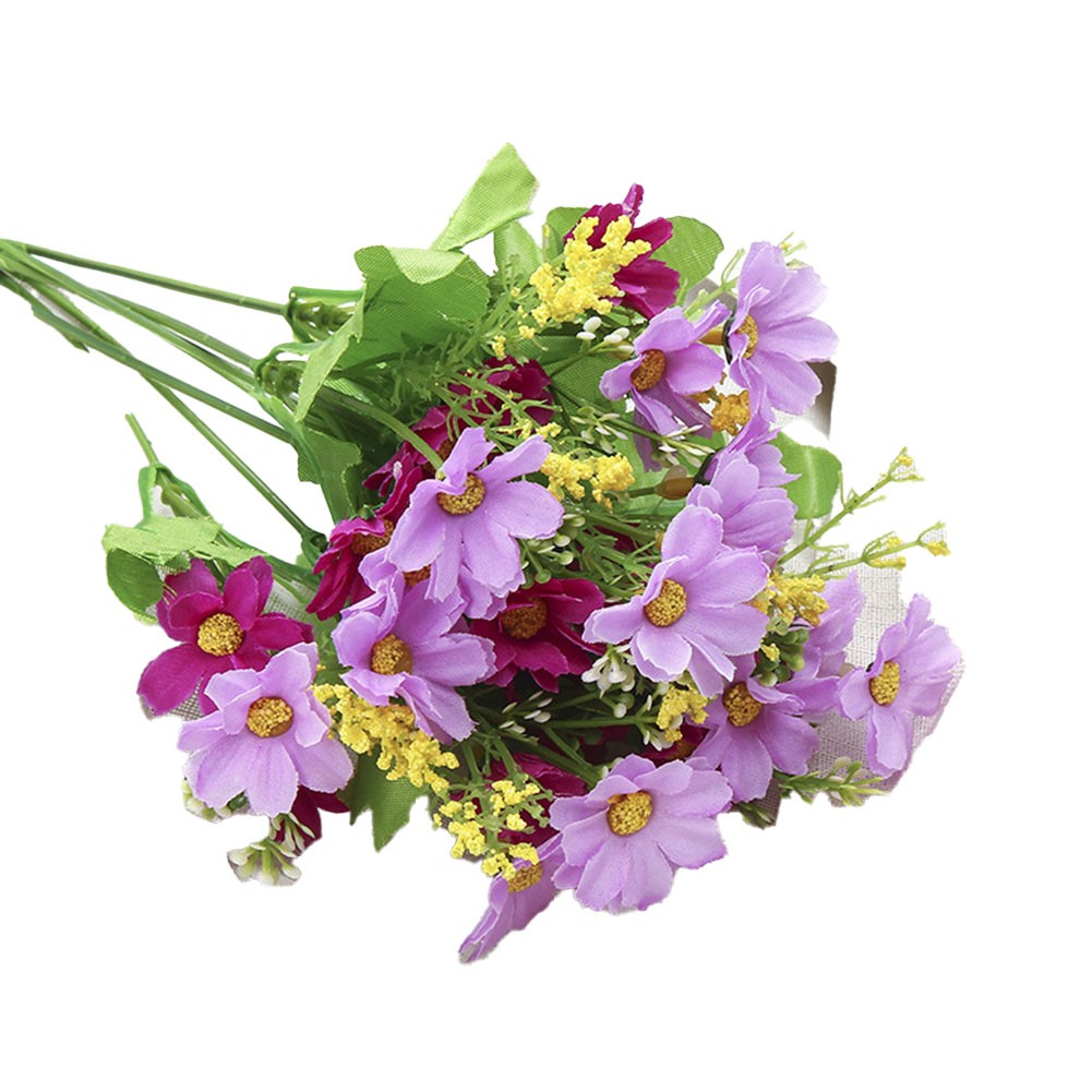 Impresionantes flores de margaritas de seda artificial para bodas y beso - Imagen 19 de 24