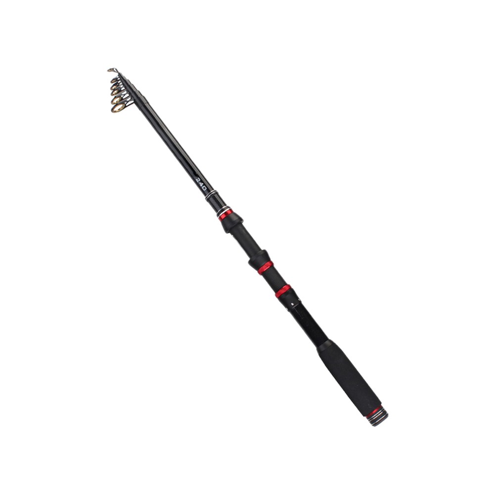 Canne à pêche télescopique à carpe carbone portable poteau filateur de mer p - Photo 24/31