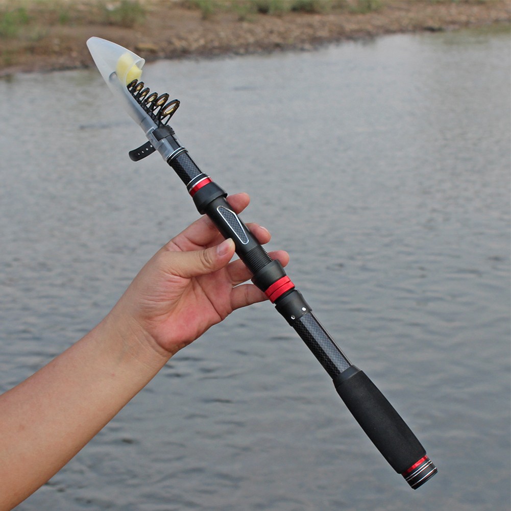 Canne à pêche télescopique à carpe carbone portable poteau filateur de mer p - Photo 29/31