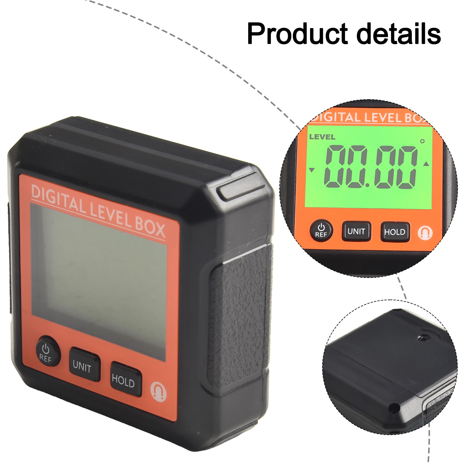 Accurate Measurements for Wood Corner Cutting Digital Level Angle Meter