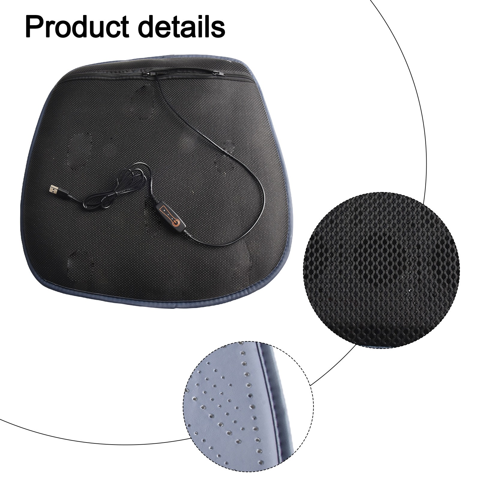 Seat Covers USB Fan Adjustable Cooling Cushion Adjustable Cooling Cushion - Picture 42 of 58