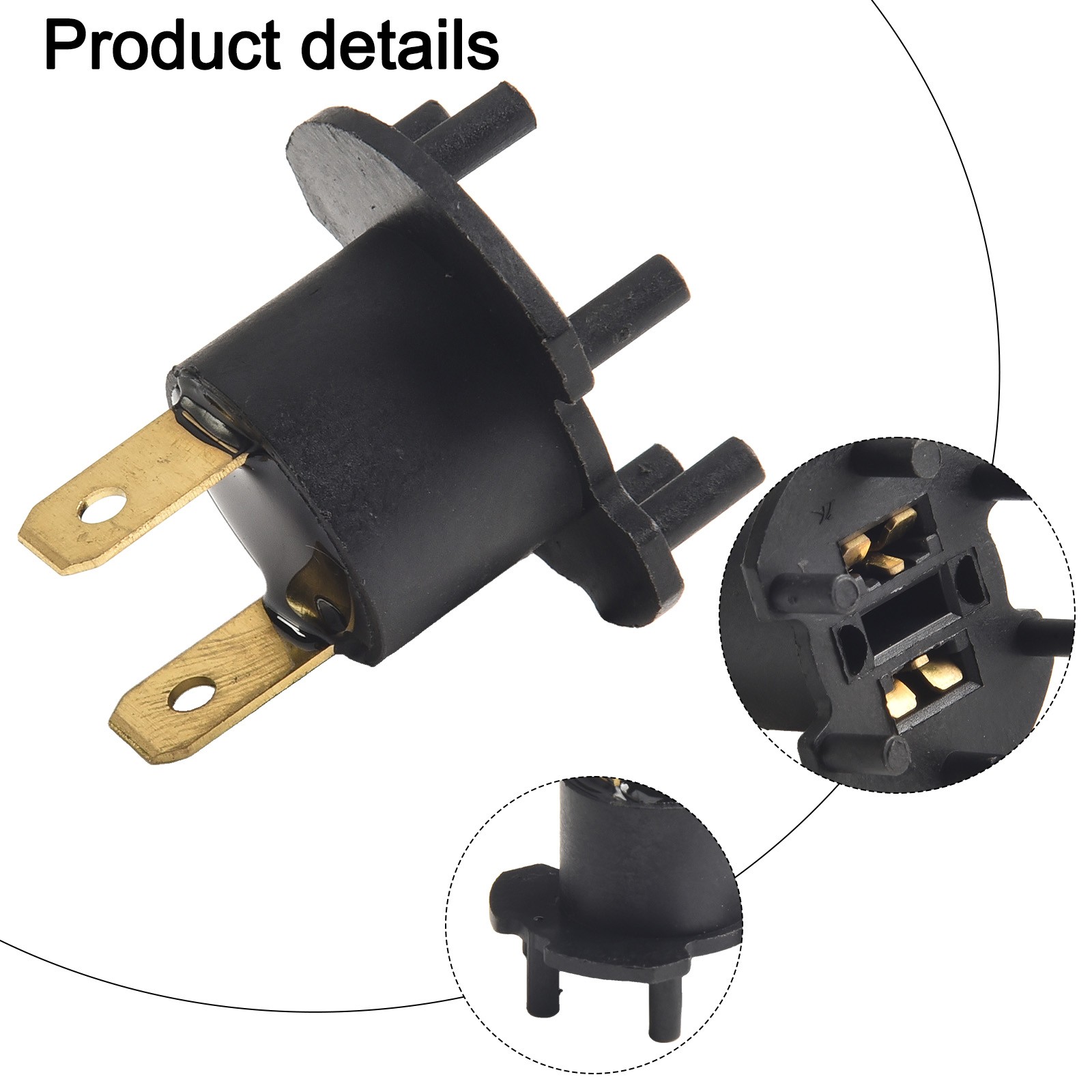 Headlight H7 Bulb Adapter Model Year Compatibility Part Number 34175-33E50 - Picture 5 of 12