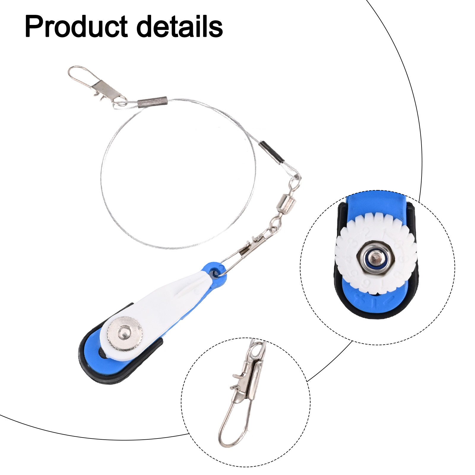 Boat Fishing 2024 Boat Downrigger Clips Freshwater Test Line High-quality Materials