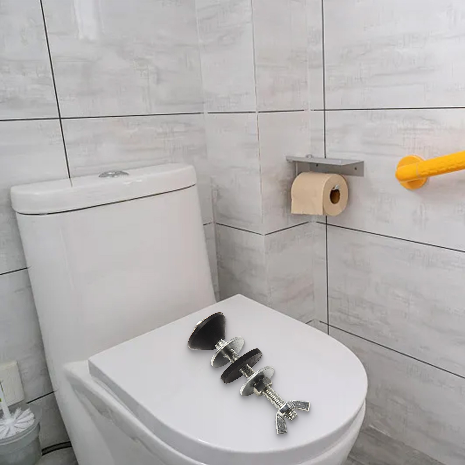 WC Spülkasten Einbauset mit zuverlässigen Befestigungs- und Dichtschrauben - Bild 29 von 36