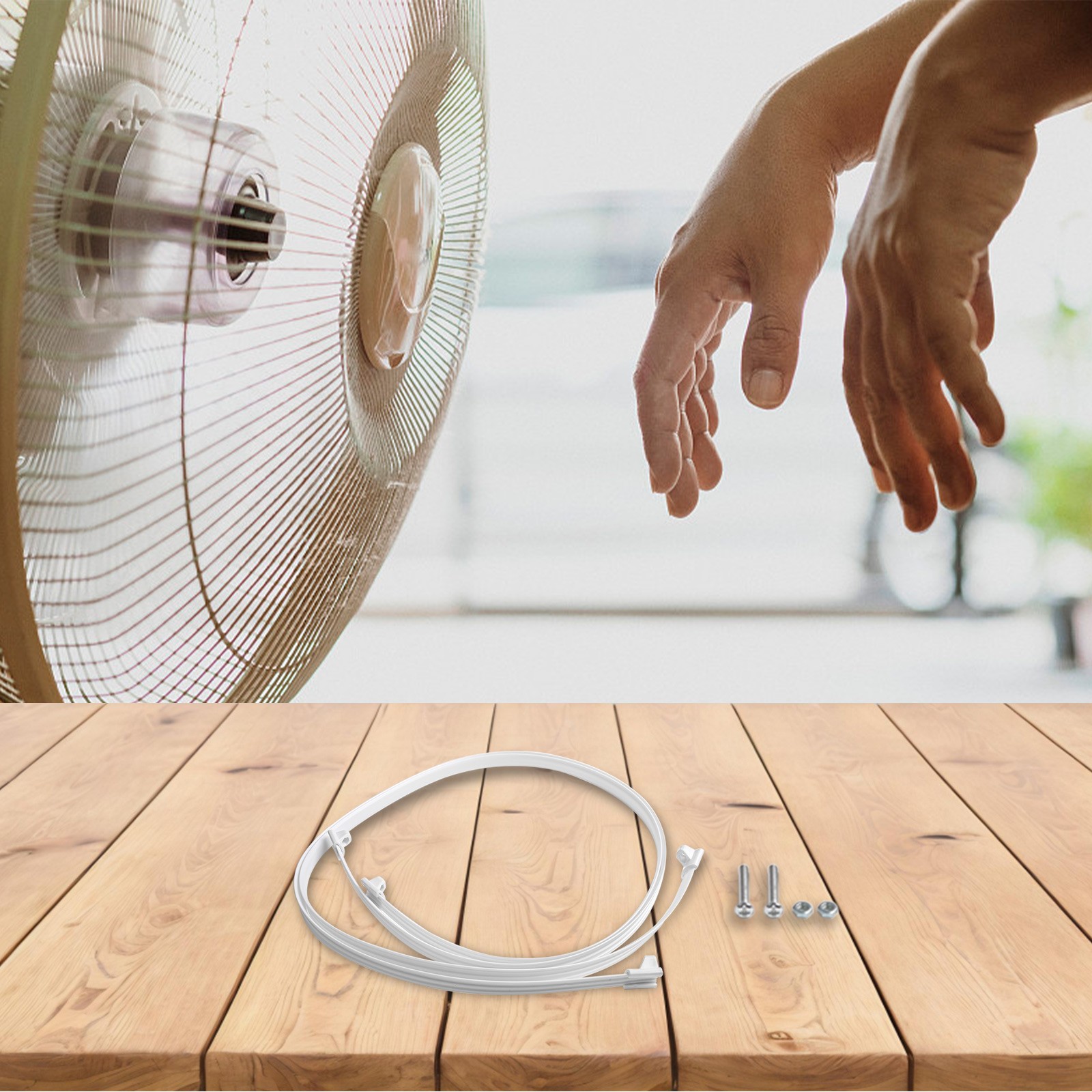 Premium Kunststoff Mesh Hoop für 16 Zoll Bodenventilator Verbesserung Luftstrom Effizienz - Bild 23 von 41