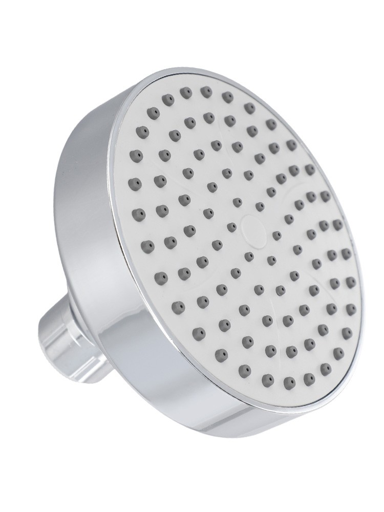 Adjustable 4 Inch High Pressure Shower Head with Removable Water Restrictor