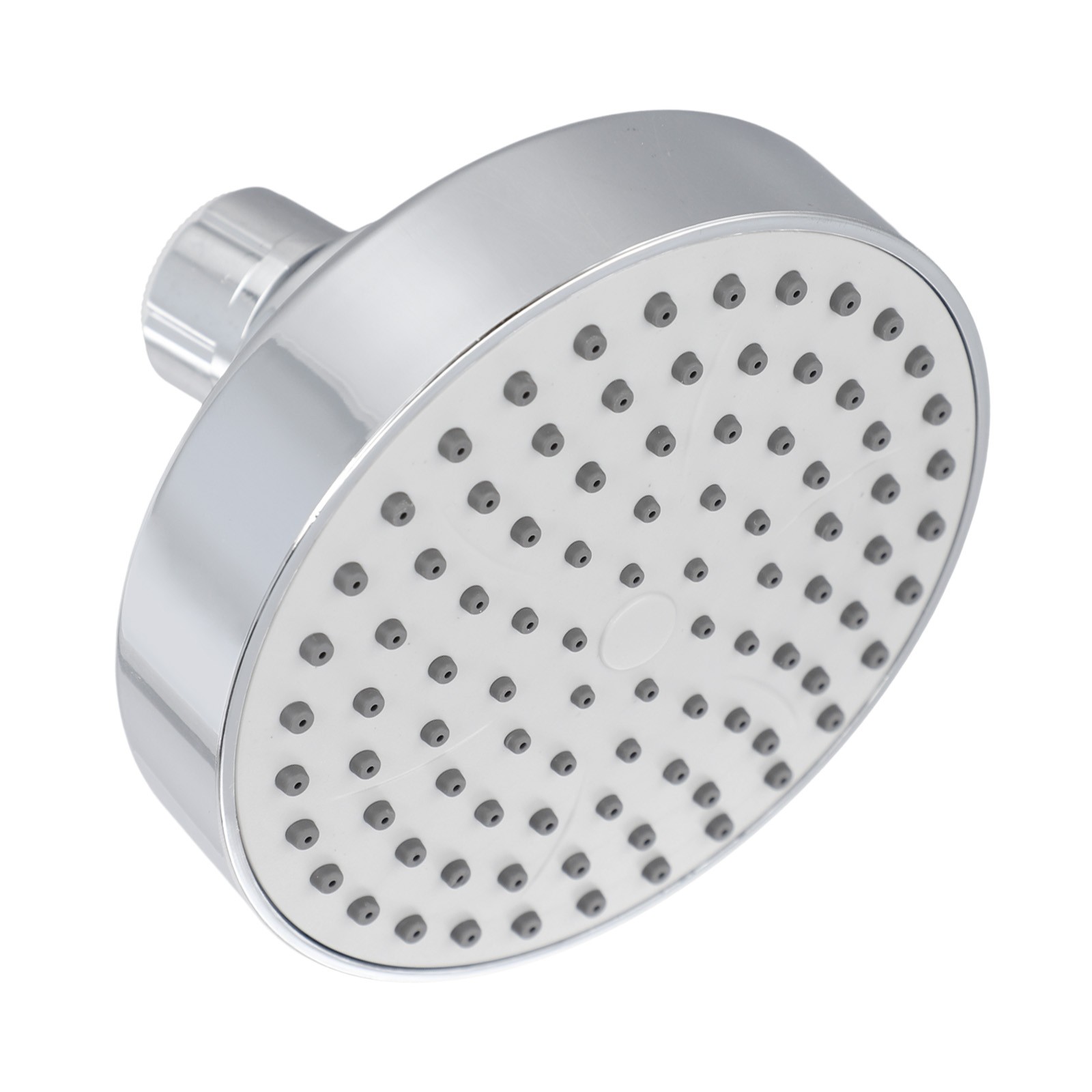 Adjustable 4 Inch High Pressure Shower Head with Removable Water Restrictor