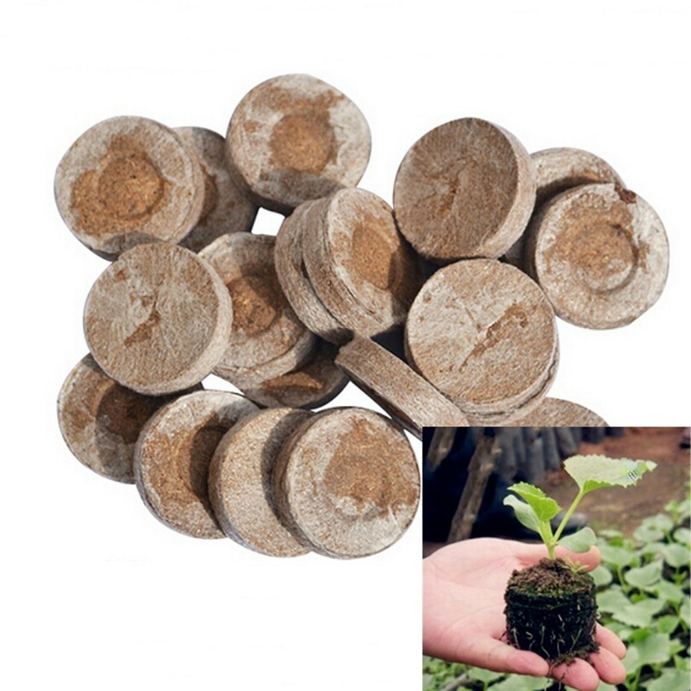 Nutritious Soil Compressed Non-Woven Fabric Coconut Coir Soil Medium Turf Garden