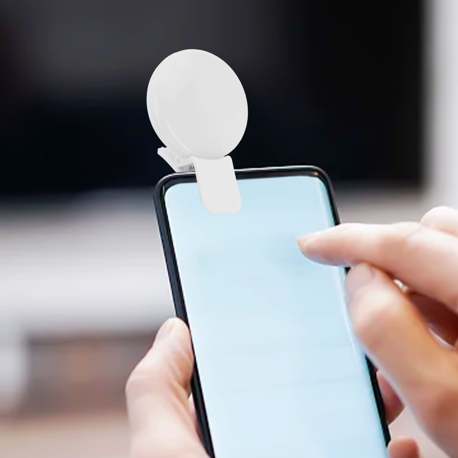 LED Selfie Ring Light for Mobile Phones Adjustable Brightness and Easy to Use - Picture 15 of 50