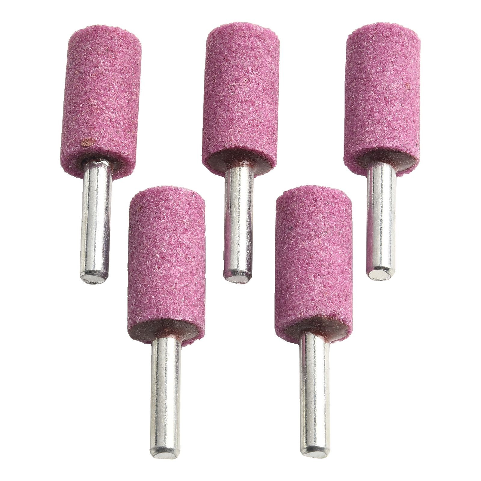 5 Stück 6 mm Schaft Schleifmittel montiert Steinschleifkopf Zylinder für Rotationswerkzeug - Bild 38 von 57