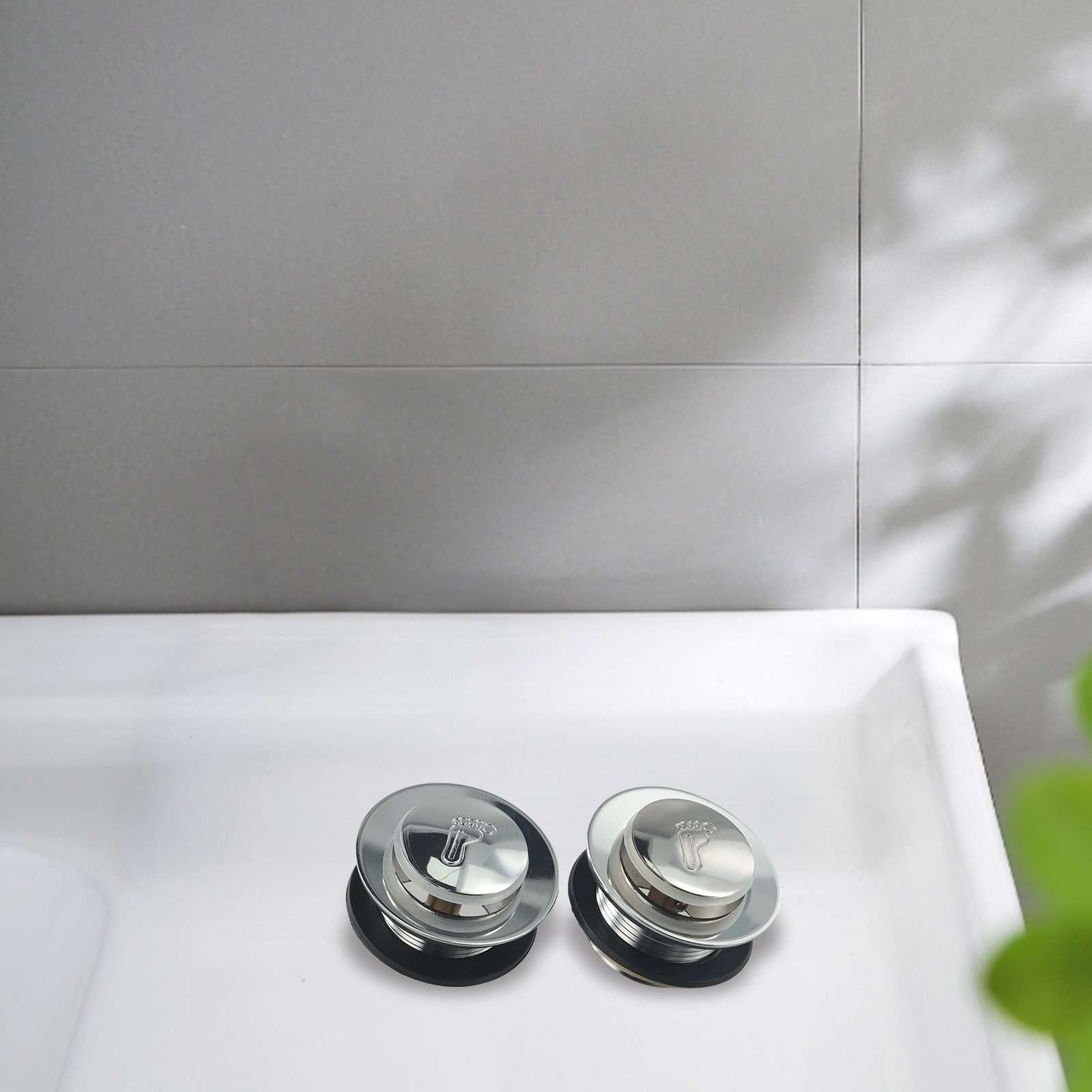 Bathroom Floor Drain System for Shower Tub with Robust Alloy and Plastic Design