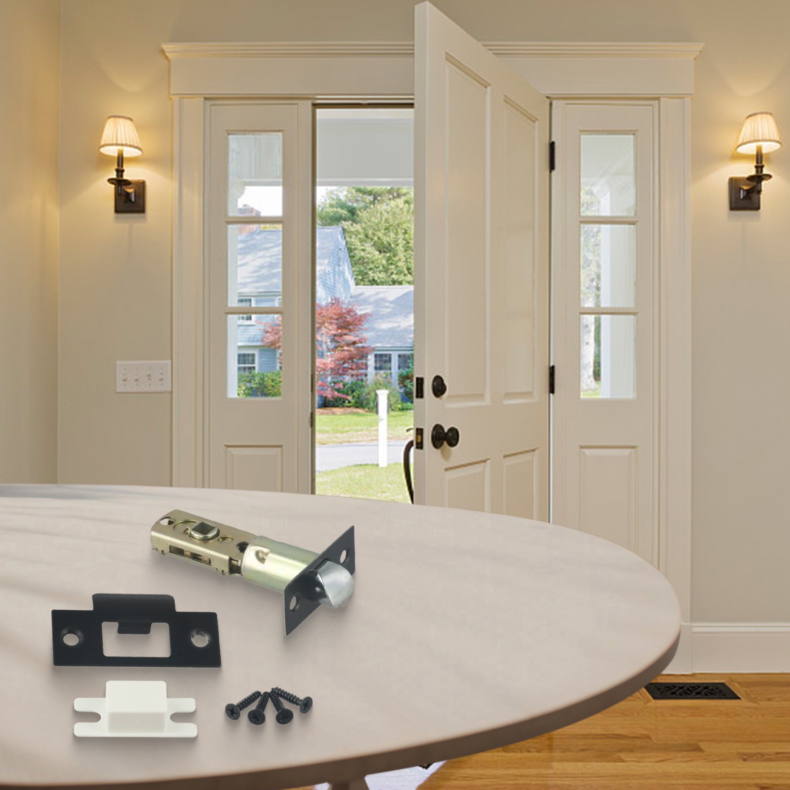 For Internal Doors Door Latch For Room Doors Smooth Mechanism Stainless Steel - Picture 17 of 47