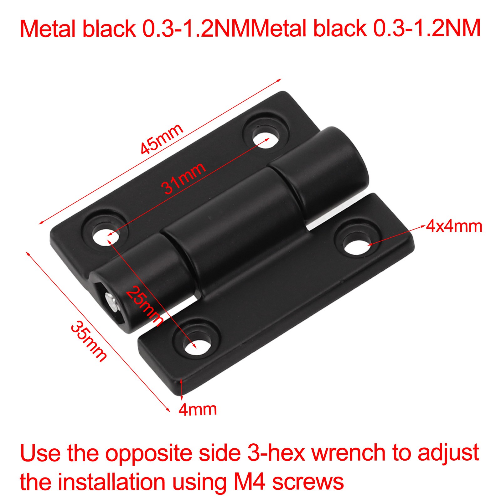 Adjustable Stop Positioning Hinge for Furniture Cabinets Convenient & Secure