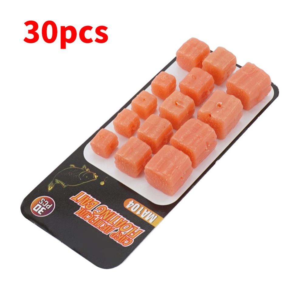 30x Nuove Esche Galleggianti Silicone Pesca alla Carpa Esche Artificiali in Gomm - Foto 23 di 34