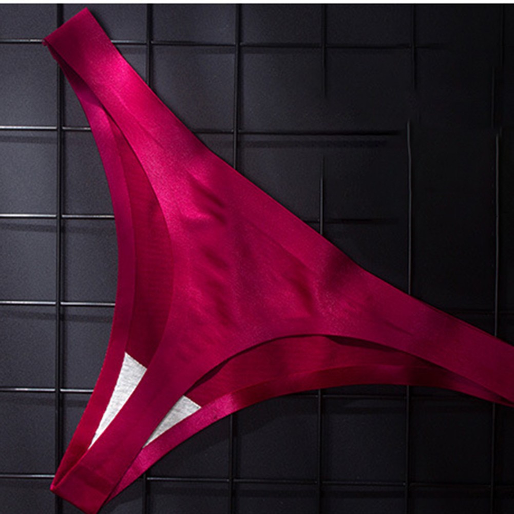 Ice Seide Dessous für Frauen Sexy Tanga Höschen Low Rise und bequeme Passform - Bild 15 von 21