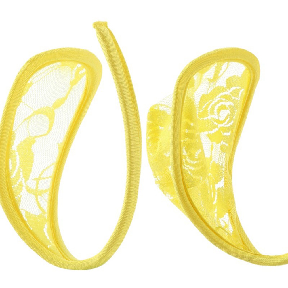 Sous vêtement femme élégant et élégant dentelle florale C string 2024 pour la vi