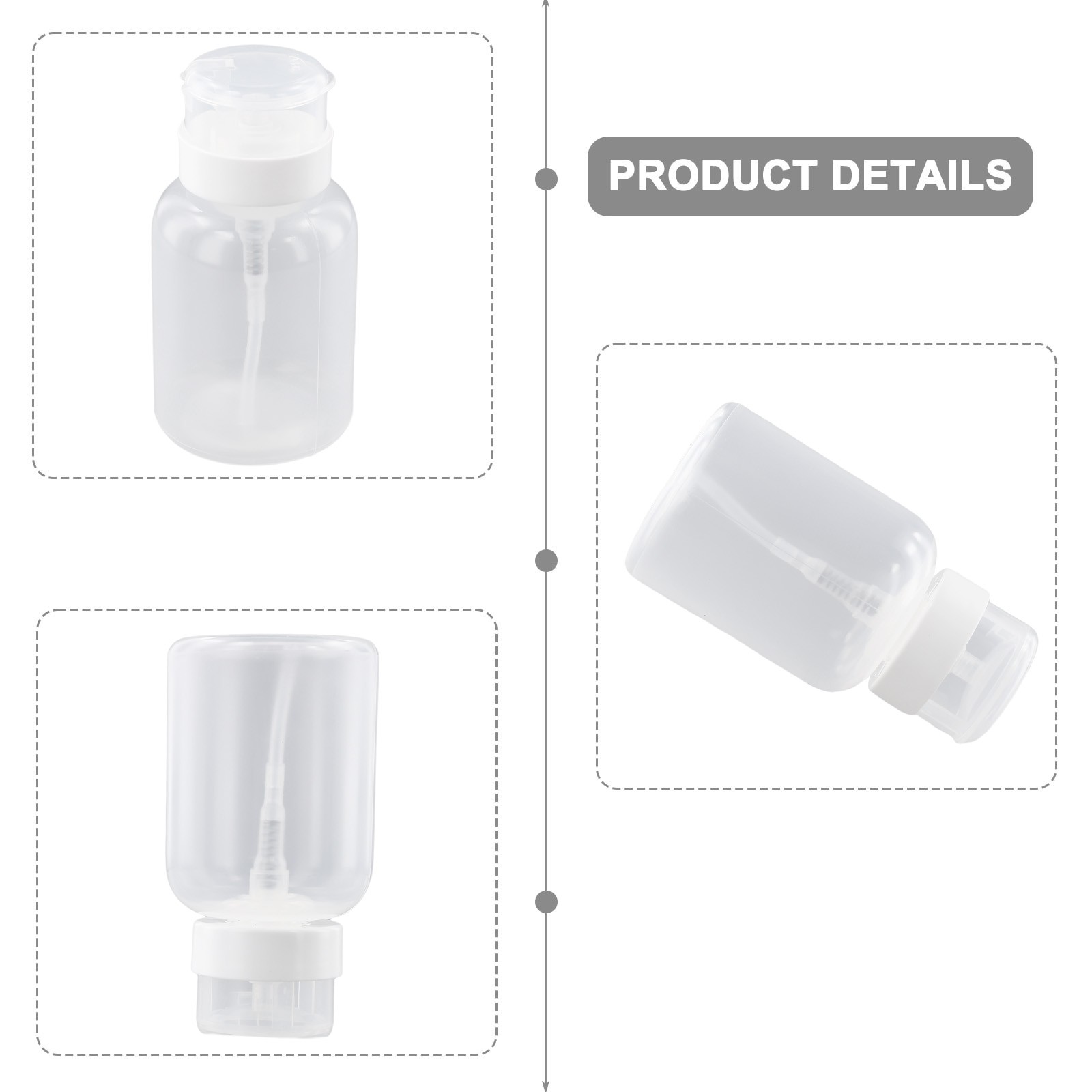 Abschließbare Flüssigkeitsspenderflasche perfekt für Nagelbehandlung und Make - Bild 16 von 24