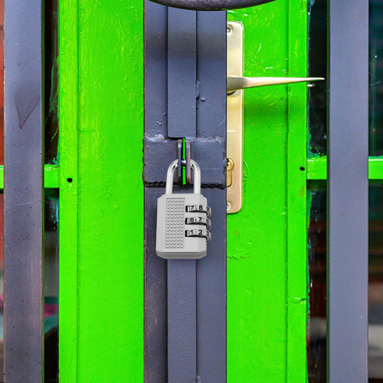 Combination Lock Digit Password Combination Padlock Instructions Design - Picture 61 of 90