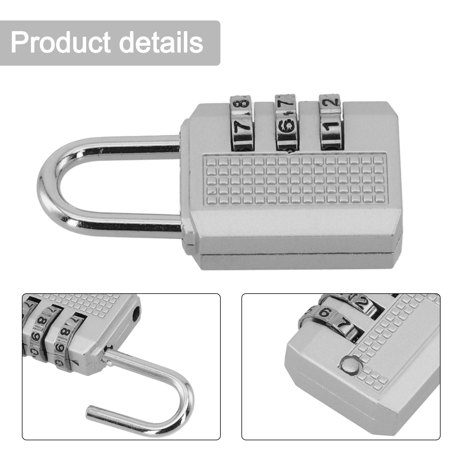 Advanced Security Features 4 Digit Zinc Alloy Lock with 10 000 Combinations - Picture 64 of 90