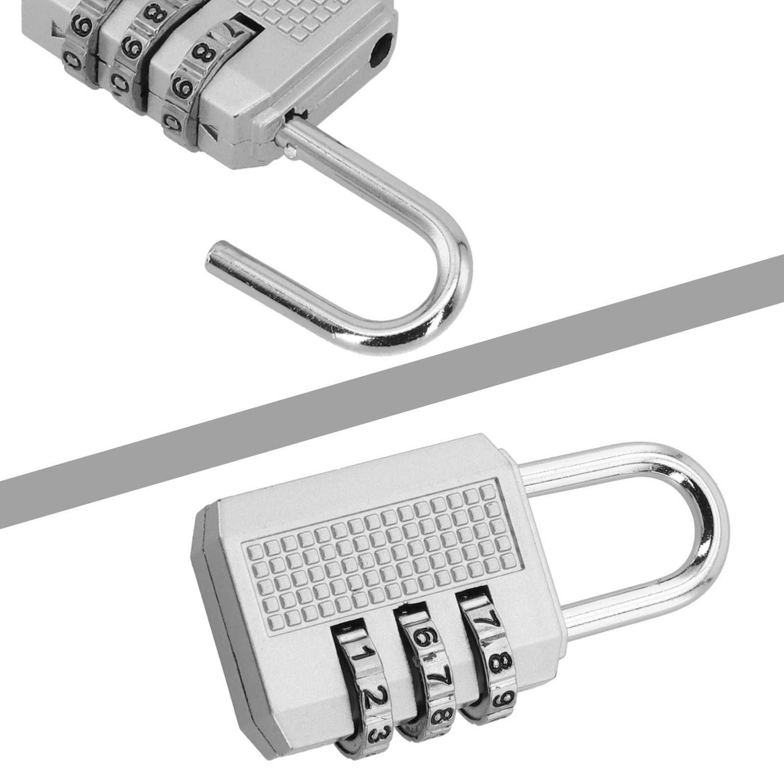 Combination Lock Digit Password Combination Padlock Instructions Design - Picture 67 of 90