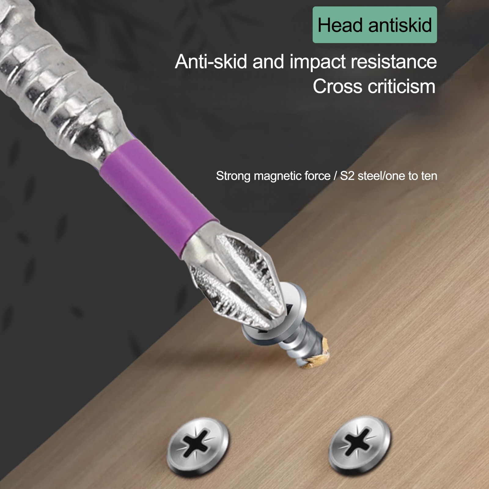 Strong Magnetic Force K5 Non Slip PH2 Magnetic Screwdriver Bit for Sta - Picture 13 of 36