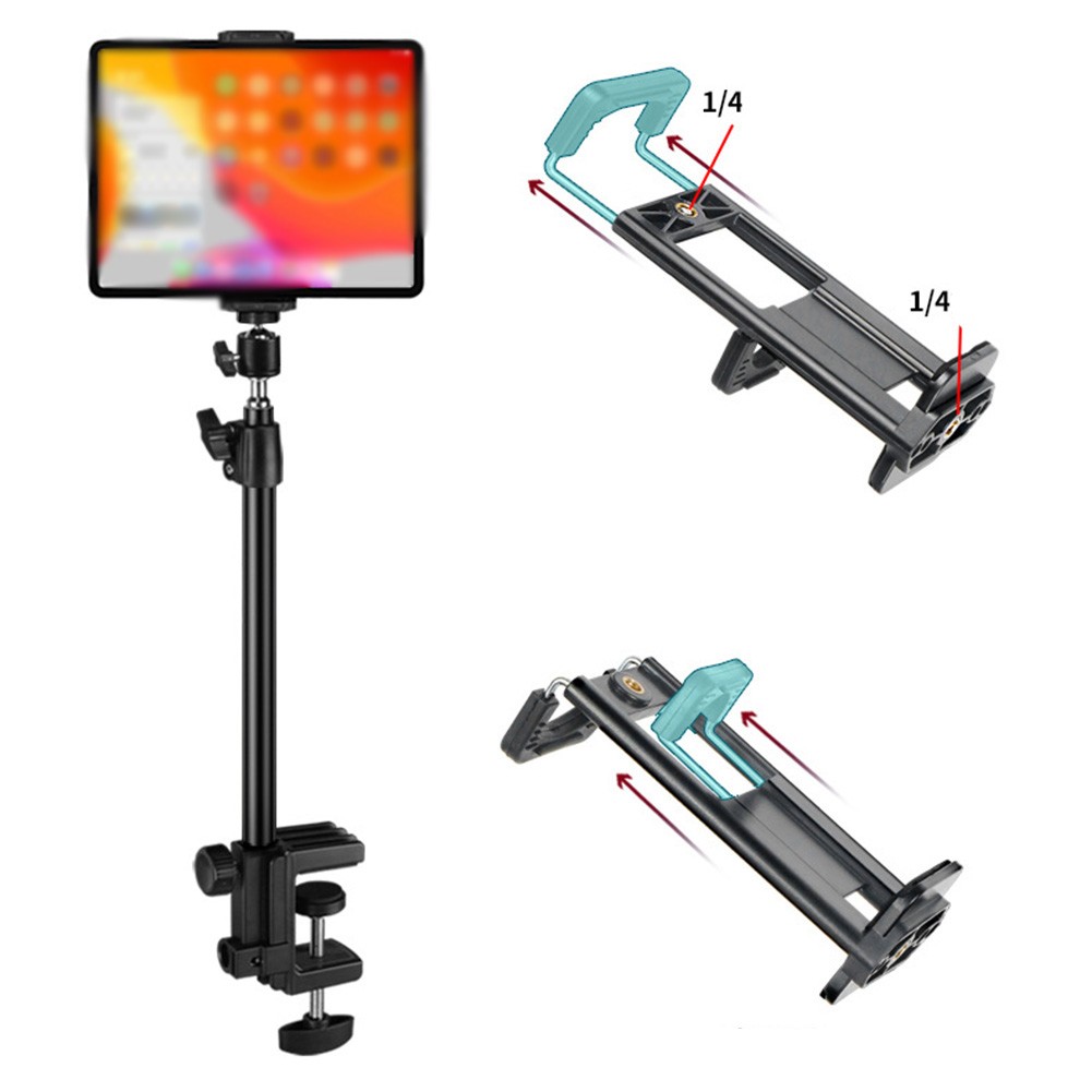 Desk Mount Stand Strong Clamp Mount Sturdy Structure Versatile Angle Adjustment - Zdjęcie 29 z 30