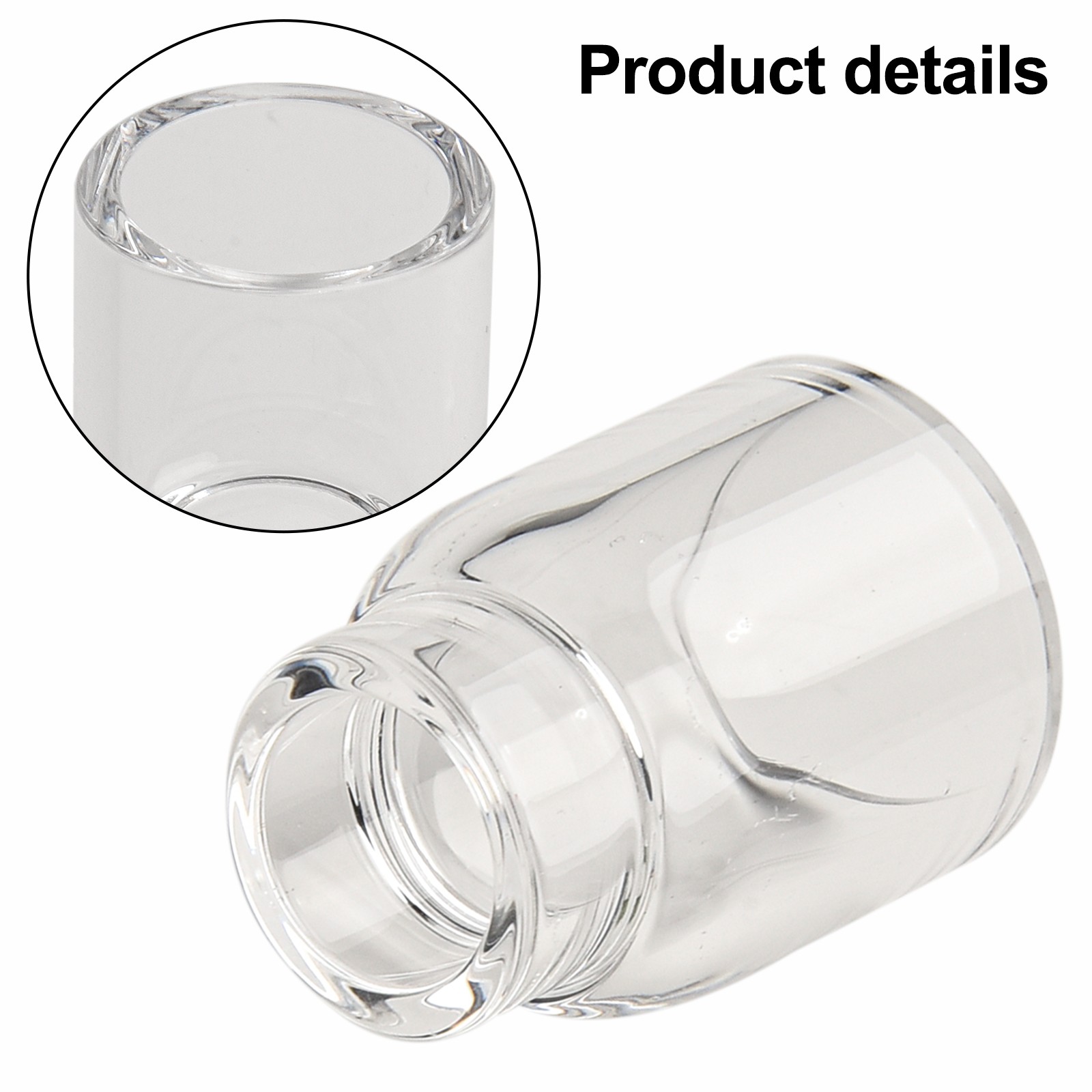 Boquilla de vaso de vidrio duradera visualizar consumibles con juntas tóricas - Imagen 36 de 85