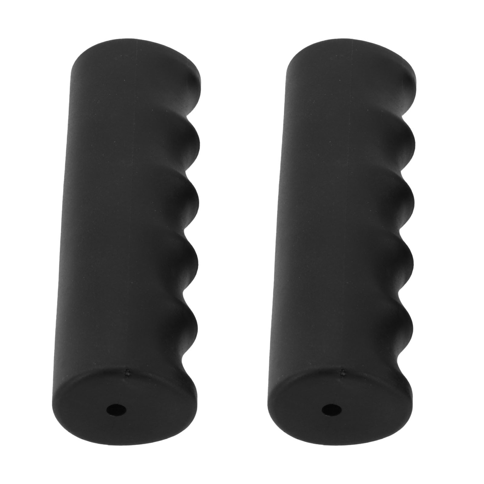 Easy Installation Wheelbarrow Replacement Handles Black Rubber Grips 2 Pieces - Picture 56 of 94