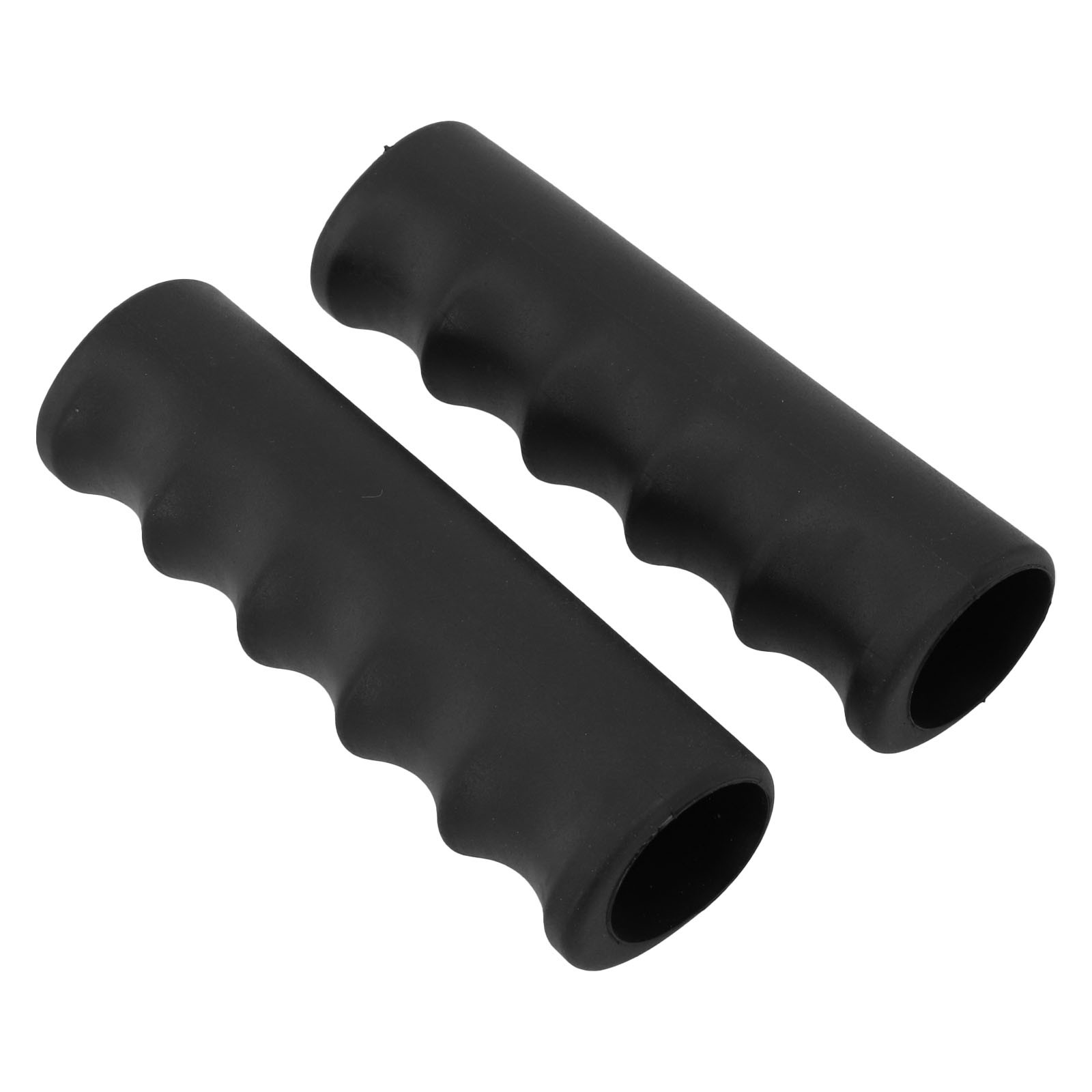 Easy Installation Wheelbarrow Replacement Handles Black Rubber Grips 2 Pieces - Picture 64 of 94