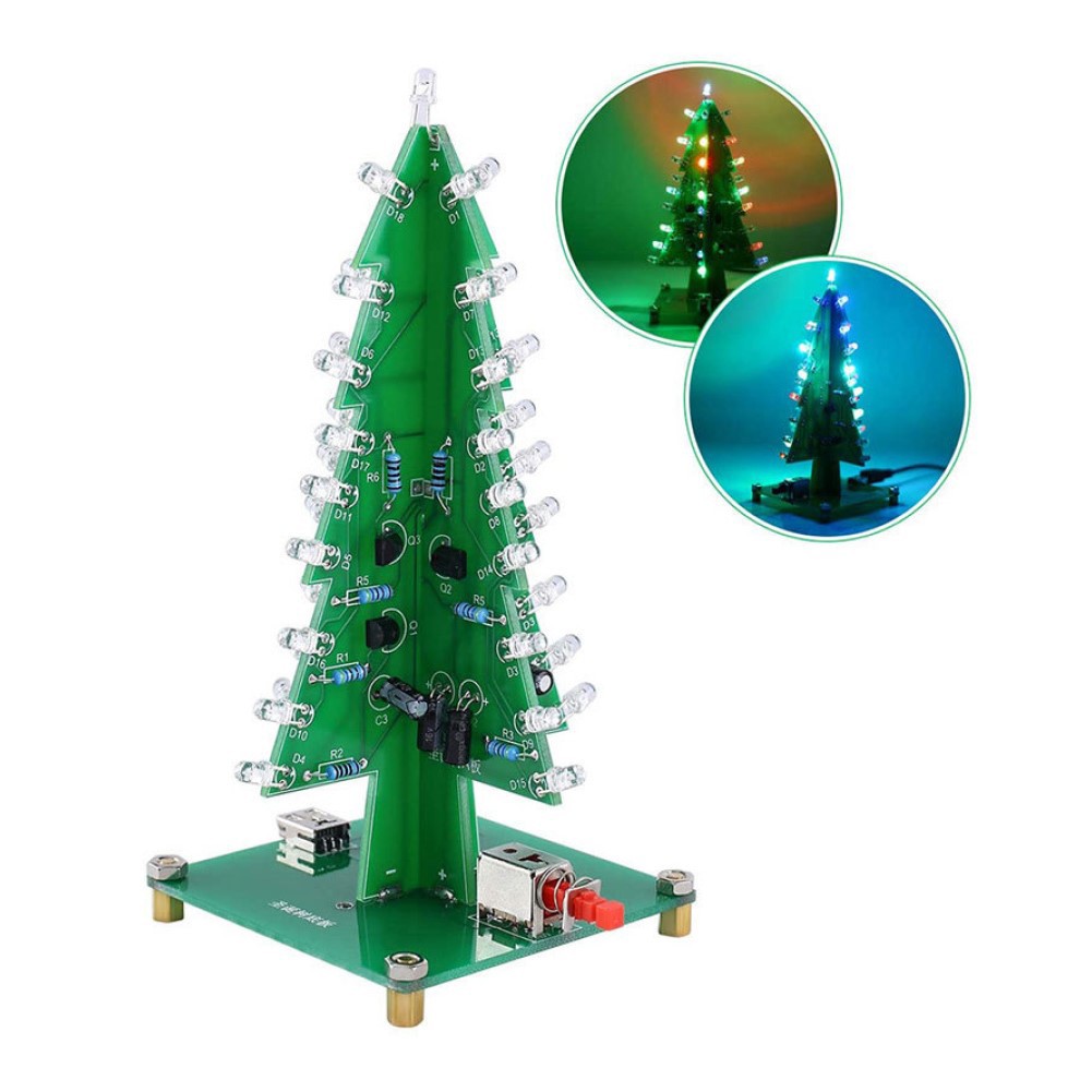 Create a ThreeDimensional Christmas Tree with DIY LED Flash Circuit Kit - Picture 19 of 19