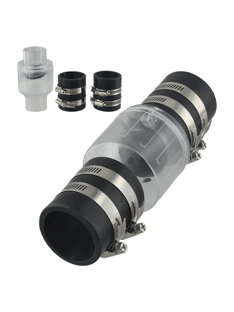 Zilimontt Silent Rückschlagventil 1,5 Zoll - Geräuschlos & Federbelastet