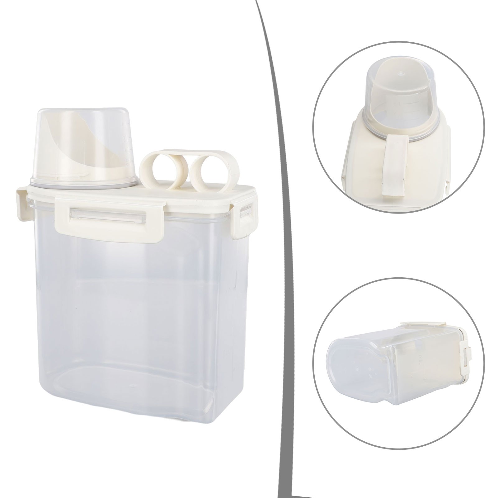Pantry Home Küche Müsli Aufbewahrung Eimer Reisspender Ergonomisches Design - Bild 14 von 42