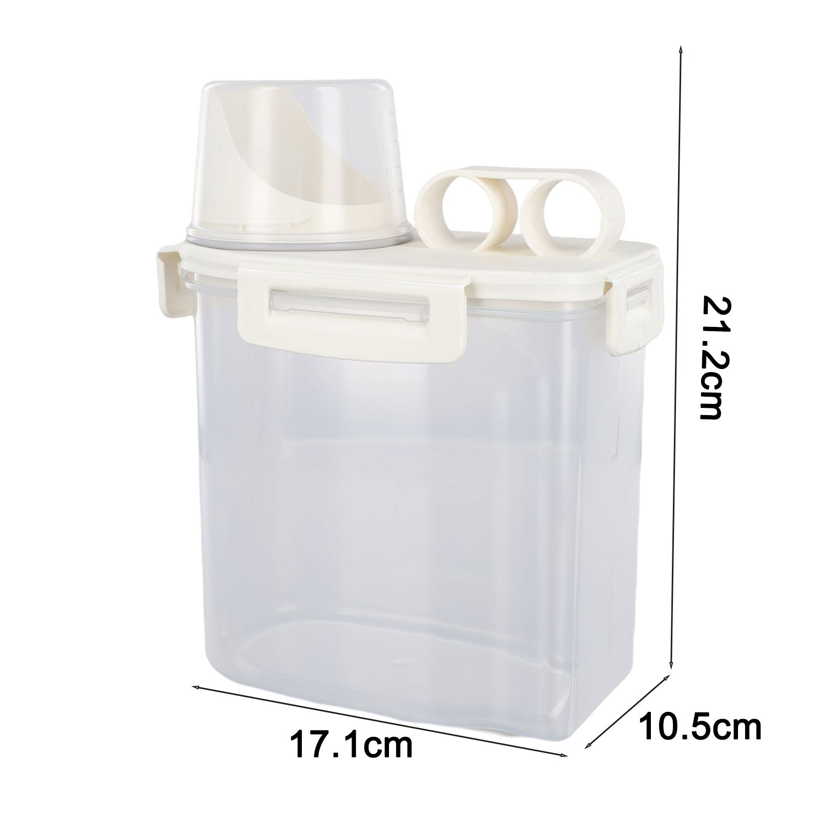 Pantry Home Küche Müsli Aufbewahrung Eimer Reisspender Ergonomisches Design - Bild 13 von 42