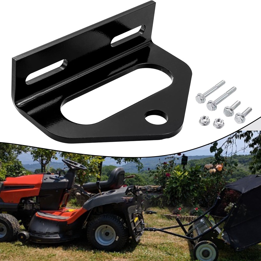 Metal Lawn Mower Hitch Trailer Steer Tractor Towing Hitch Kit Compatibility